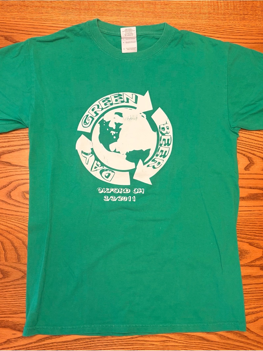Vintage Green Beer Day Tee — Miami Ohio